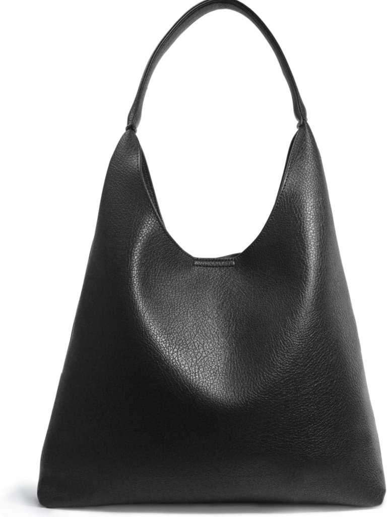 Soft Vegan Leather Hobo Bag For Women | Slouchy Shoulder Tote Purse